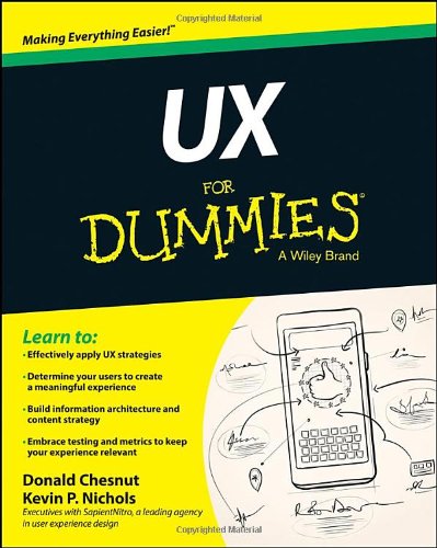 UX for Dummies Cover by Kevin P Nichols